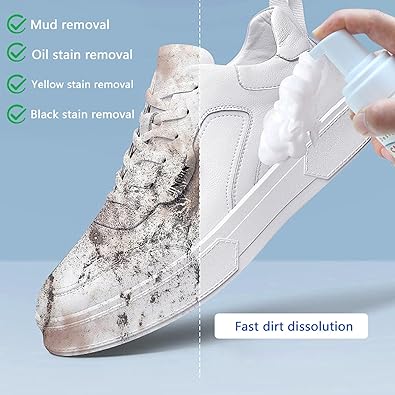 AntDesign Shoe Cleaner Kit with Bottle and shoe care Lotion,with with Shoe Brushes & Towel,Sneaker Cleaning Kit for Leather Nubuck Mesh Suede Knit White Shoe Trainer and All Materials
