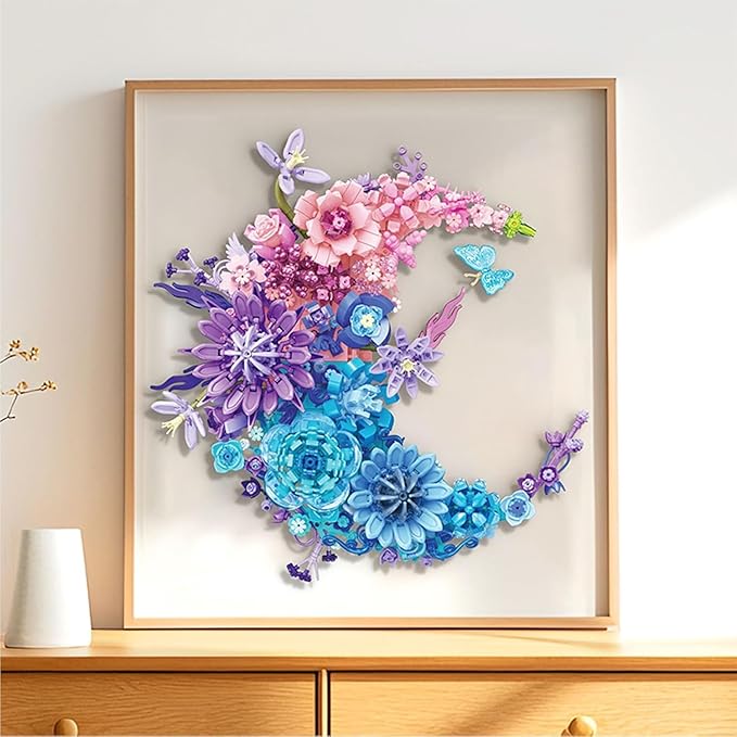 Flower Building Set (Pink Moon Flowers)