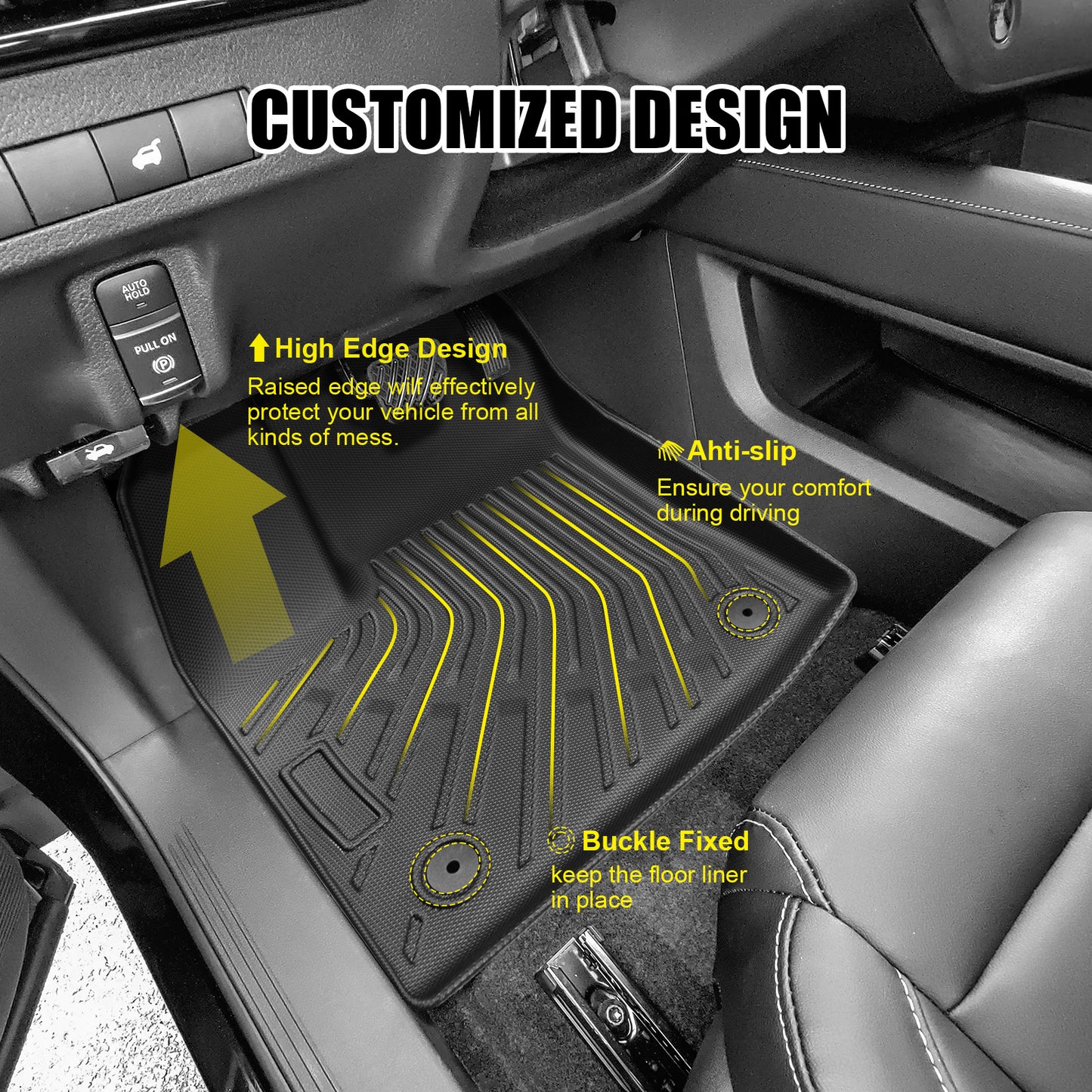 🔥 2025 Nissan Murano Custom TPE Floor Mats & Trunk Mat Set 🚗