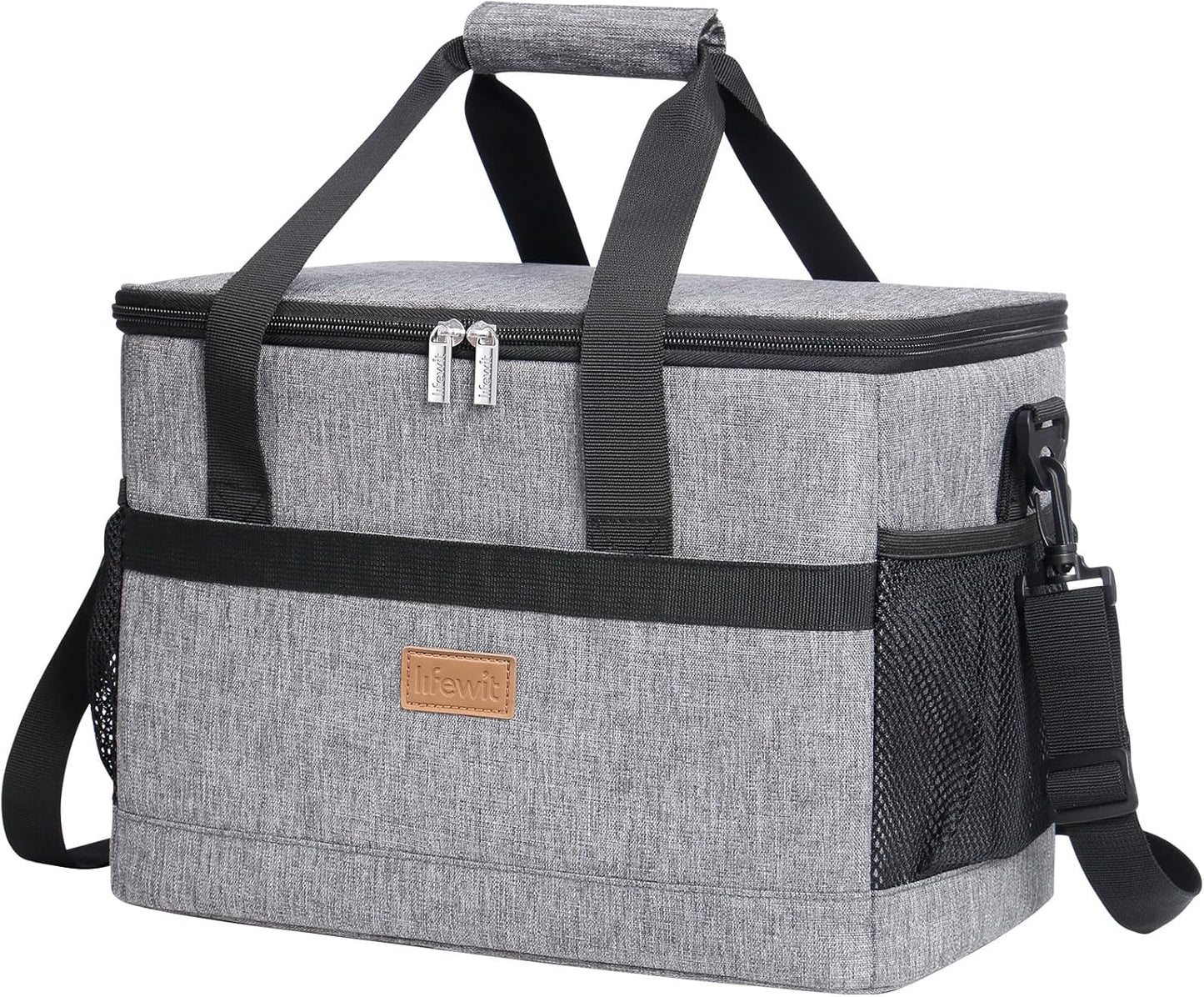 Lifewit Cooler Bag 40L/60 Cans Collapsible and Insulated Large Lunch Bag Leakproof Soft Cooler Portable Tote for Camping/BBQ/Family Outdoor Activities