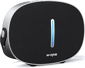 Bluetooth Speaker Loud, W-KING T8II Portable Bluetooth Speakers Wireless, 96W Peak Powerful Outdoor Boombox Subwoofer, Deep Bass/Clear Sound, BT5.4/Fast Charging/USB/AUX, Party Large Speaker