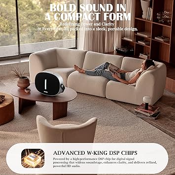 Bluetooth Speaker Loud, W-KING T8II Portable Bluetooth Speakers Wireless, 96W Peak Powerful Outdoor Boombox Subwoofer, Deep Bass/Clear Sound, BT5.4/Fast Charging/USB/AUX, Party Large Speaker