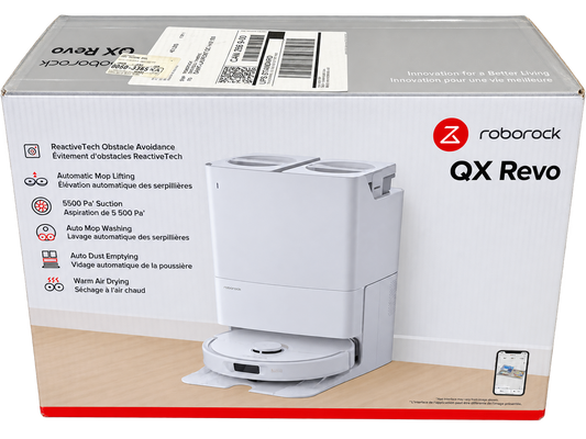 Roborock QX Revo Robot Vacuum Self Wash Dry Empty Dock Openbox