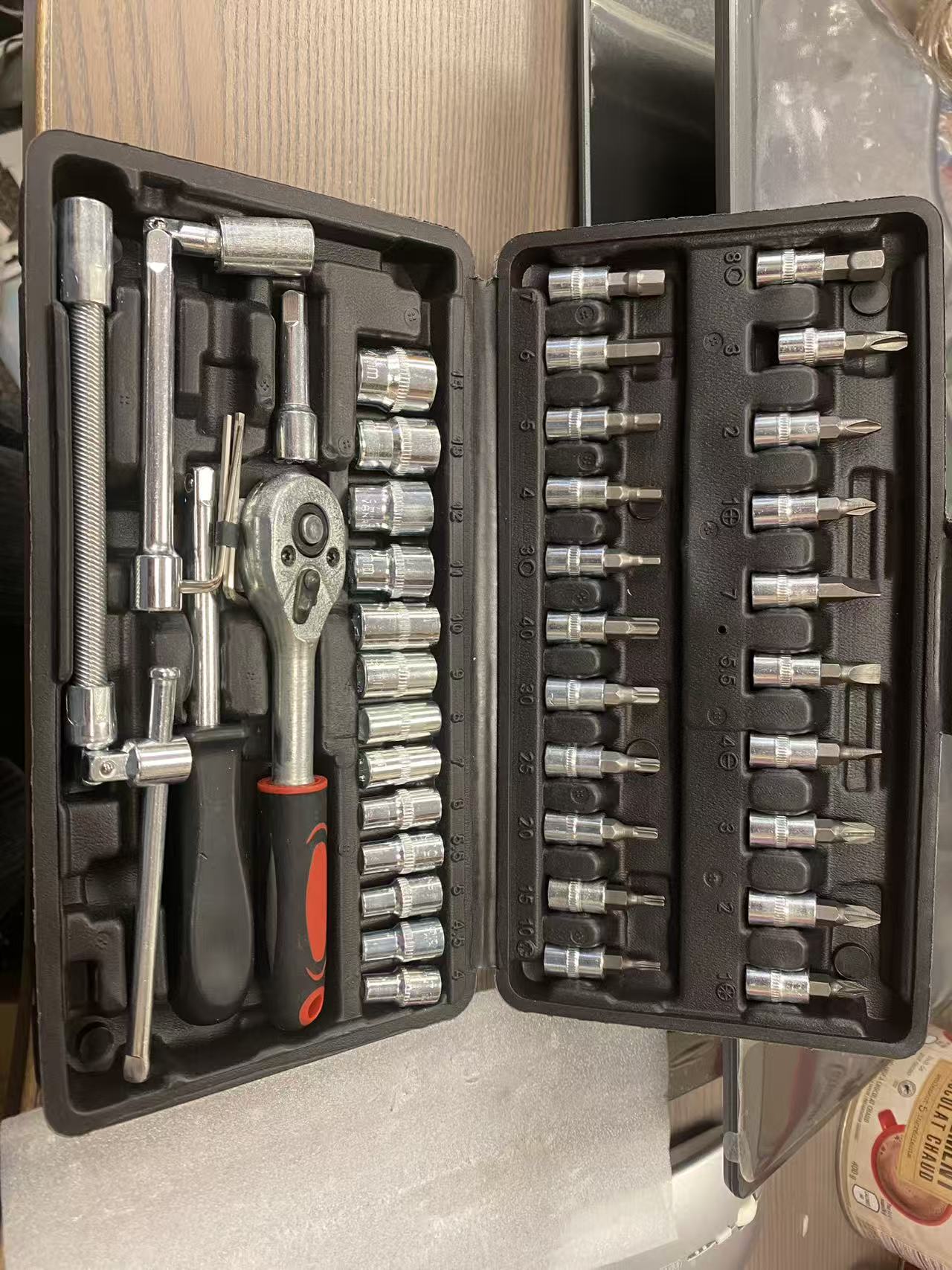 🔧 46PCS Socket Wrench Set – Complete Repair & Maintenance Tool Kit