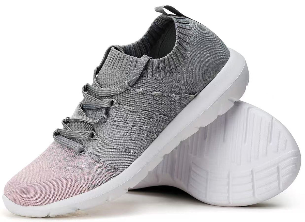 Walking Shoes Slip On Athletic Running Sneakers Knit Mesh Comfortable Work Shoe