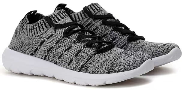 Walking Shoes Slip On Athletic Running Sneakers Knit Mesh Comfortable Work Shoe