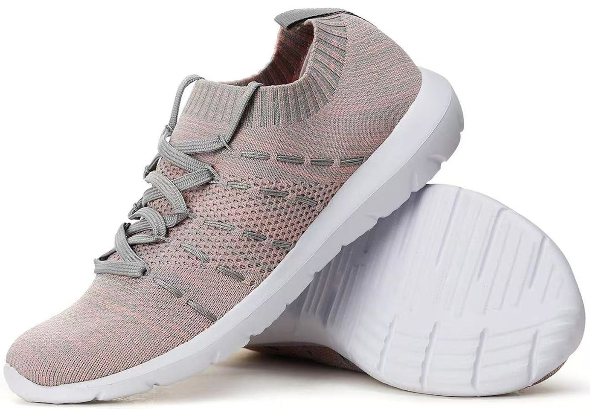 Walking Shoes Slip On Athletic Running Sneakers Knit Mesh Comfortable Work Shoe