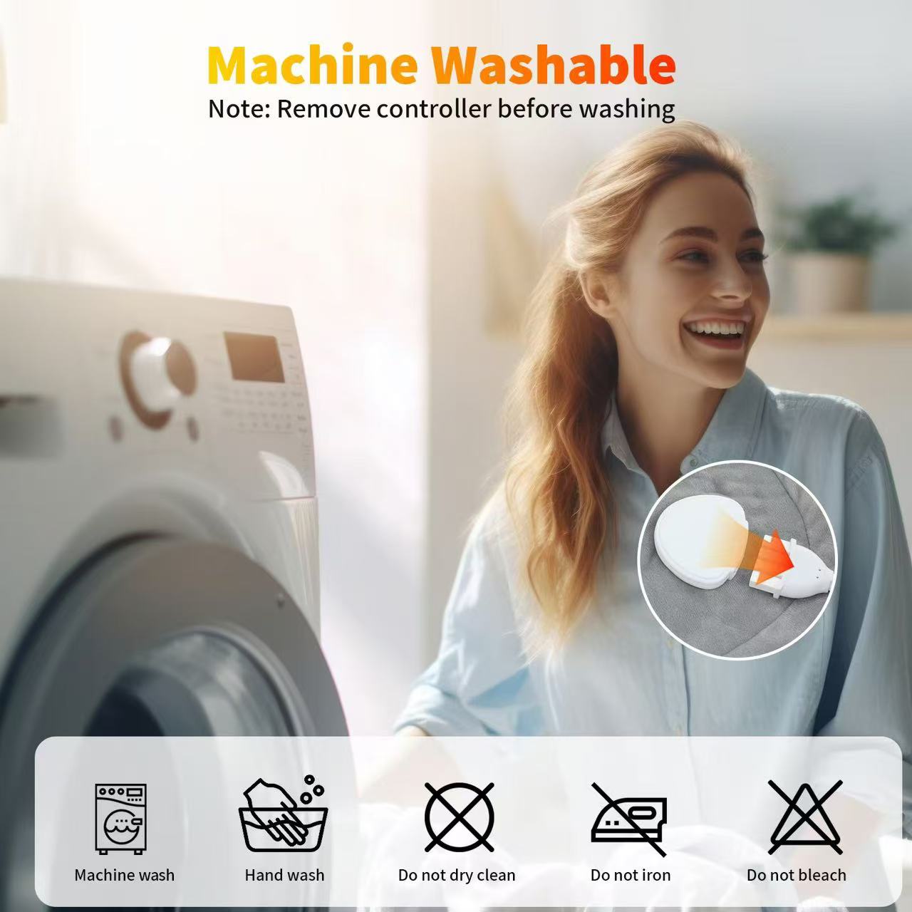 4-in-1 Heating Pad for Shoulder, Neck, Back & Waist