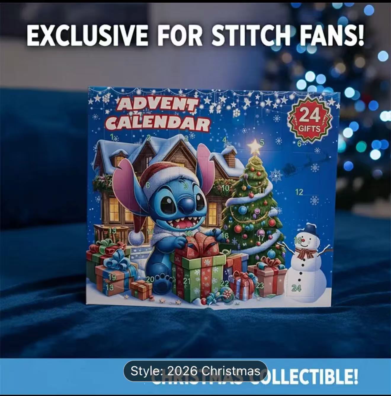 史迪奇圣诞节降临日历