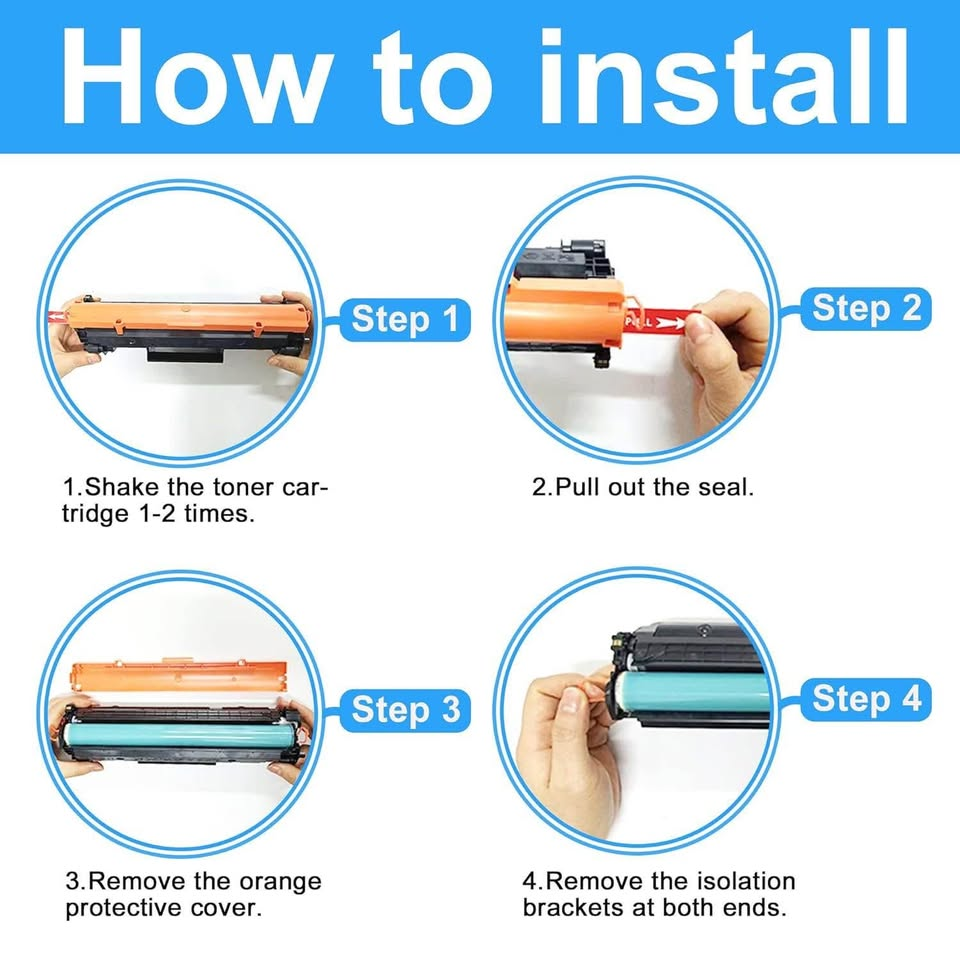 CL Compatible with Chip for HP 48A CF248A (4-Pack, Black) Toner Cartridge for HP Laserjet Pro M15 M15a M15w M16w M16a HP Laserjet MFP M28a MFP M28w MFP M29a MFP M29w M30w M31w