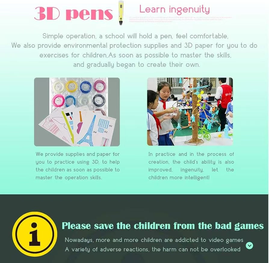 3D Printing Pen, Draw the Real 3D World