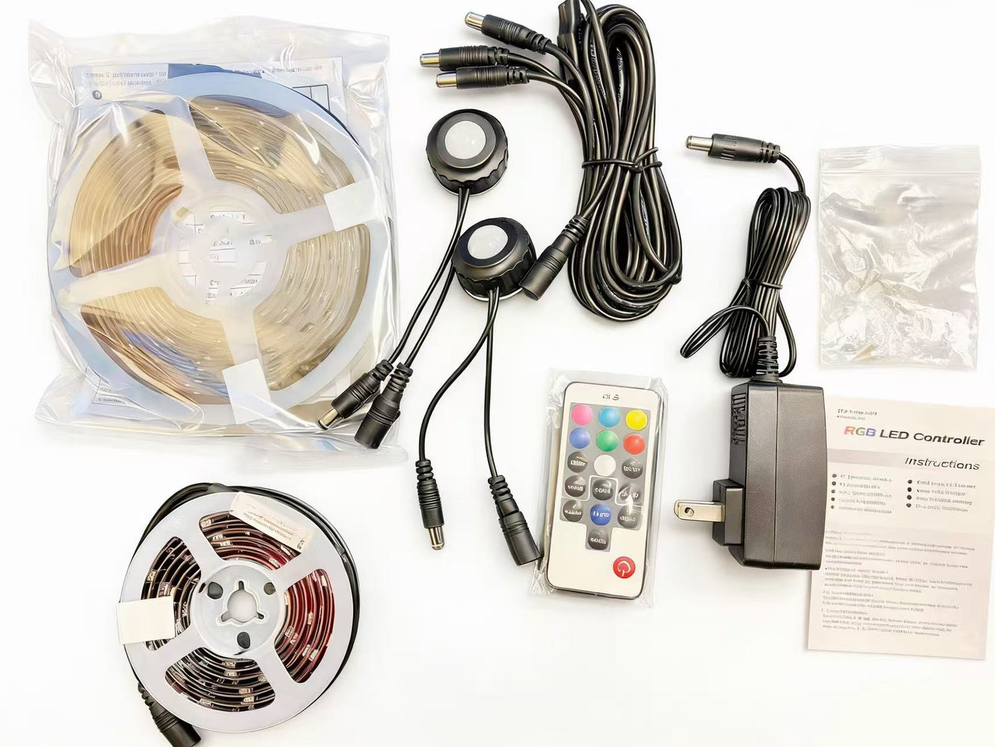 LED Strip Lights, One Long + One Short, Instant Ambient Upgrade