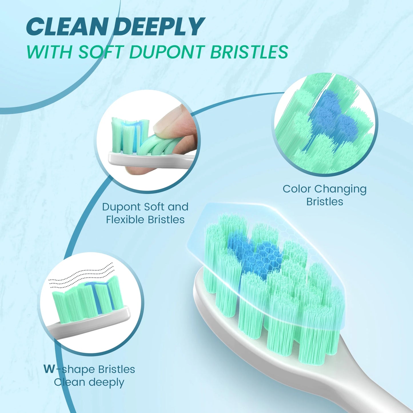 Sejoy 声波电动牙刷，成人儿童通用，10 个刷头，5 种模式，智能定时器，防水