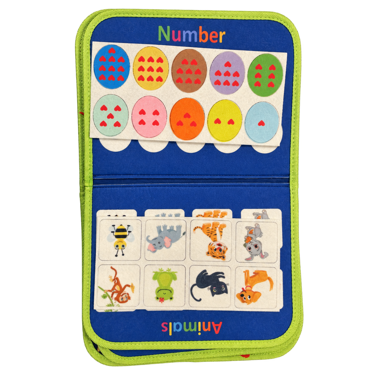 Toddler Busy Board - Montessori Toys for 1-3 Year Old Boy Girl Birthday Gift, Educational Learning Sensory Busy Book for Toddlers 1-3, Toddlers Activities Travel Toys for Airplane Car