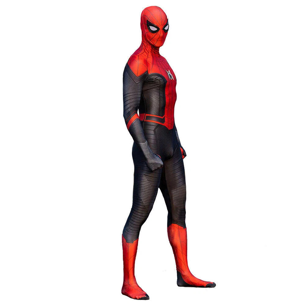 Spider-Man Far From Home Bodysuit Spiderman Cosplay Costume Halloween Adult/Kids